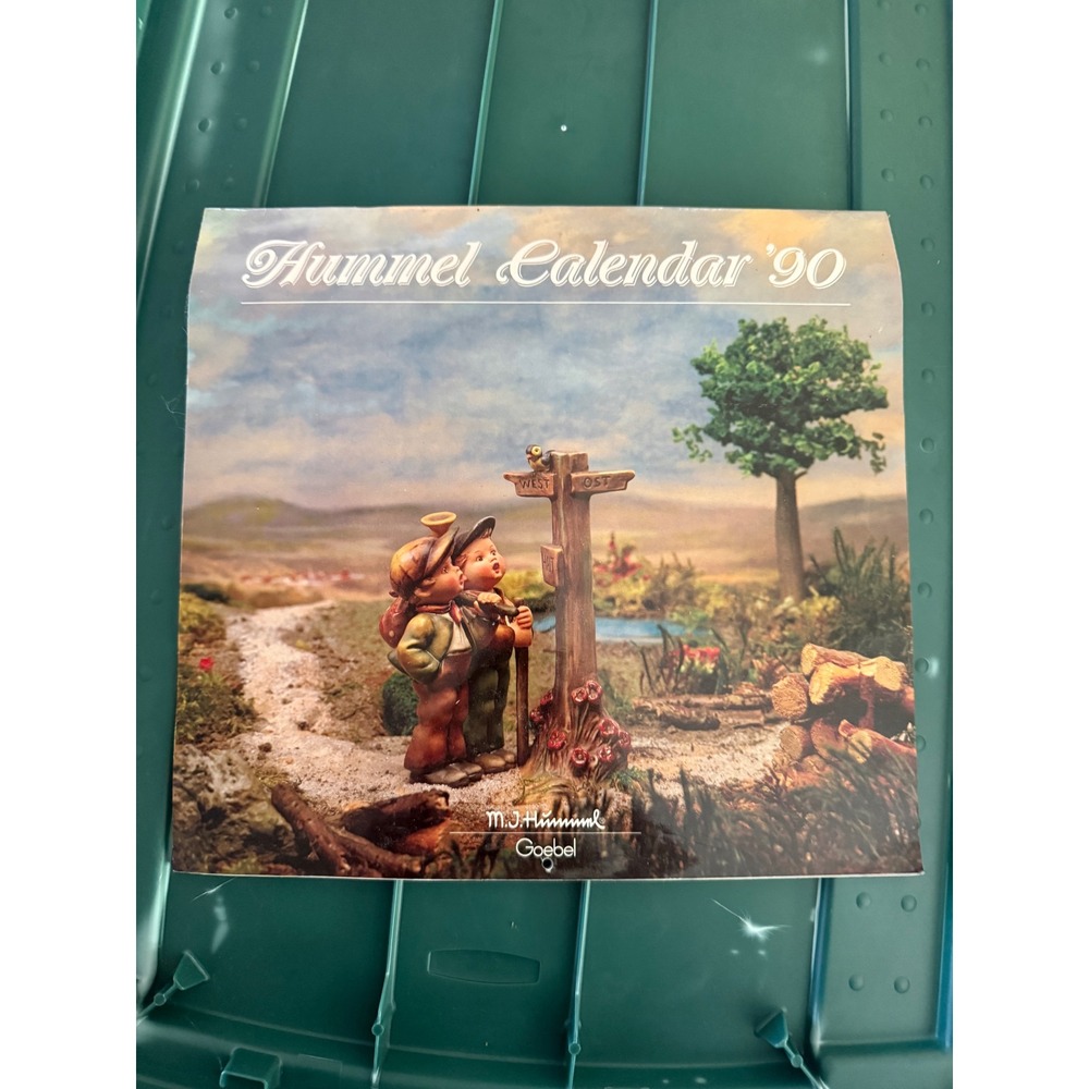 Vintage Goebel Hummel 1990 Wall Calendar West Germany‎ Collectible Figurine Art